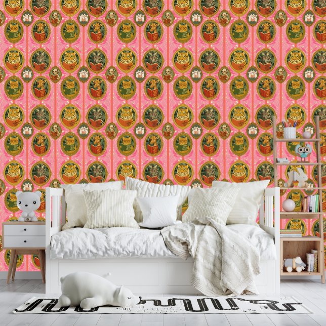 Papel Pintado Whimsical animals reading books  (Subido por el creador)