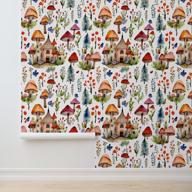 Papel Pintado Whimsical Cottage Core (Solicitud)