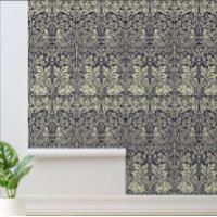 William Morris Brer Rabbit Vintage Blue Pattern