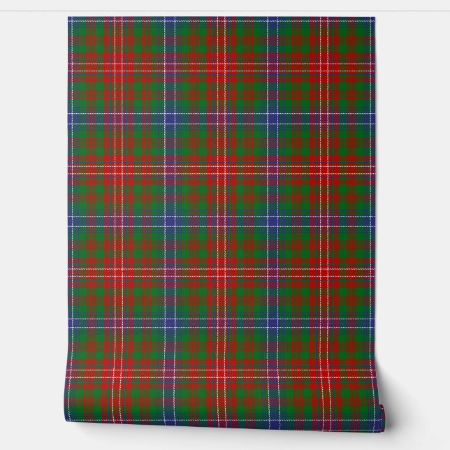 Papel Pintado Wilson Tartan Plaid Scottish Clan (Desenrollar)