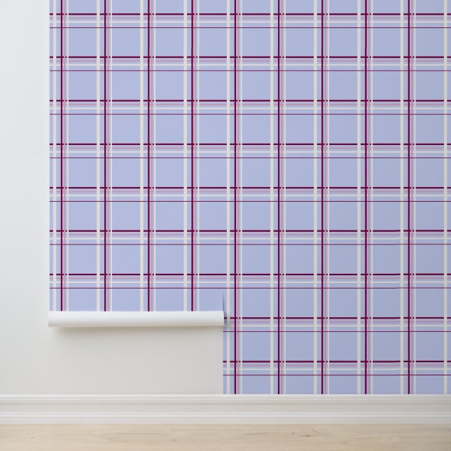Papel Pintado Winter Berries Plaid Tartan (Solicitud)