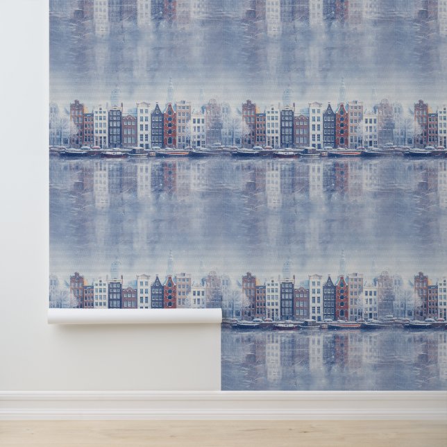Papel Pintado Winter Celebrations in Amsterdam (Solicitud)