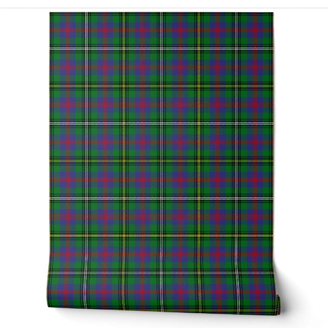 Papel Pintado Wood Tartan Plaid Scottish Clan (Desenrollar)