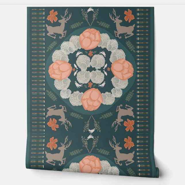 Papel Pintado Woodland encantado (Desenrollar)