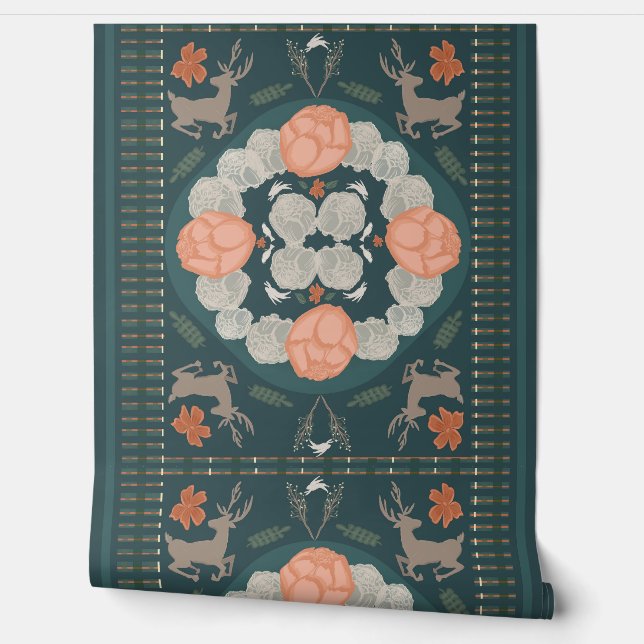 Papel Pintado Woodland encantado (Desenrollar)