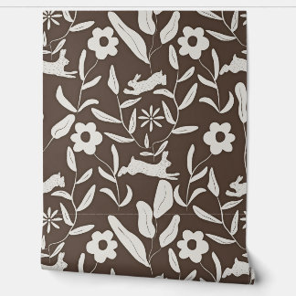 Papel Pintado Woodland Wonderland En Marrón Texturado