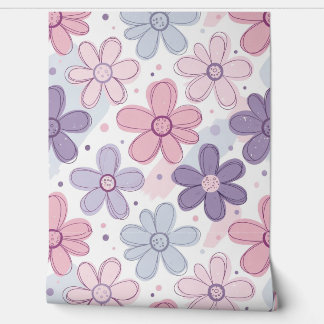 Papel Pintado Y2K Flower Seamless Pattern