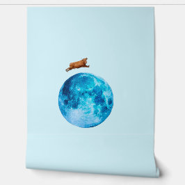 Papel Pintado Y La Vaca Saltó Sobre La Luna
