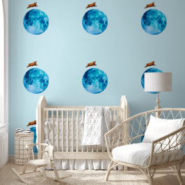 Papel Pintado Y La Vaca Saltó Sobre La Luna