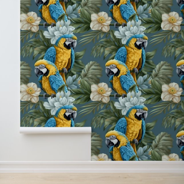 Papel Pintado Yellow and Blue Macaws (Solicitud)