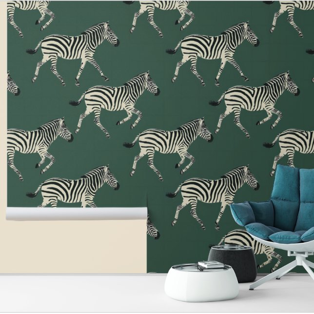 Papel Pintado Zebra Jungla Serengeti África Patrón de Safari (Subido por el creador)