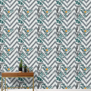 Papel Pintado Zigzag Bird