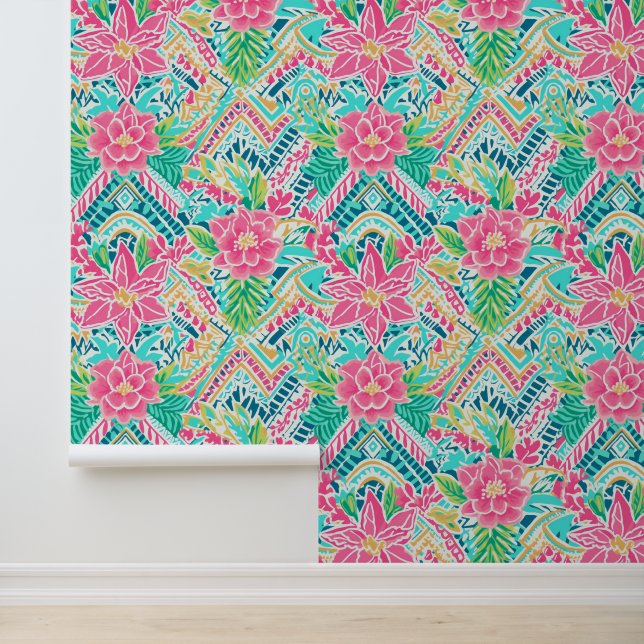 Papel Pintado Zigzag Bloom (Solicitud)