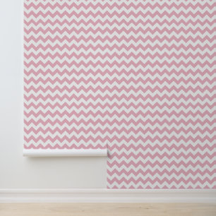 Papel Pintado Zigzag rosa, Chevron rosado, patrón geométrico