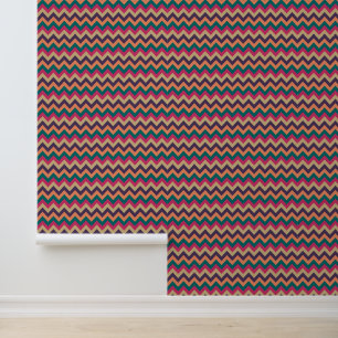 Papel Pintado Zigzag tropical