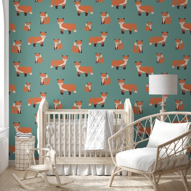 Papel Pintado Zorro Rojo (Niños)