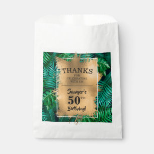 Papel Plantas tropicales Bolsa de Favor del Partido de l