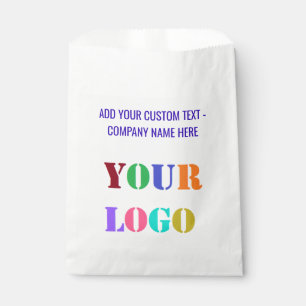 Papel Plantilla de Bolsa de Favor de Negocios con Logoti