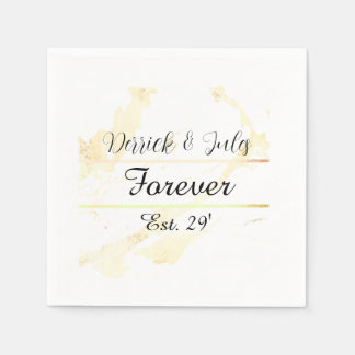 Papel Plantilla de servilleta de boda minimalista elegan