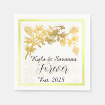 Plantilla de servilleta de boda minimalista elegan
