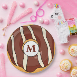 Papel Plato de Donut