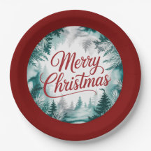 Plato de Feliz Navidad