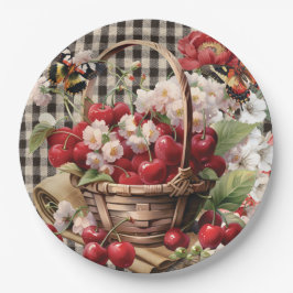 Papel Plato de fiesta de granja fresca