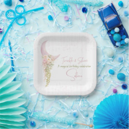 Papel Plato de fiesta personalizado Twinkle & Shine