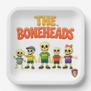 Papel Plato de fiesta The Boneheads™