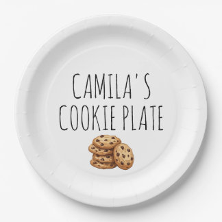 Papel Plato de galletas personalizadas