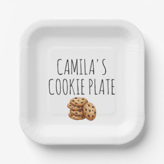 Papel Plato de Galletas Personalizadas