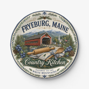 Papel Plato de melamina Fryeburg Maine Country Kitchen