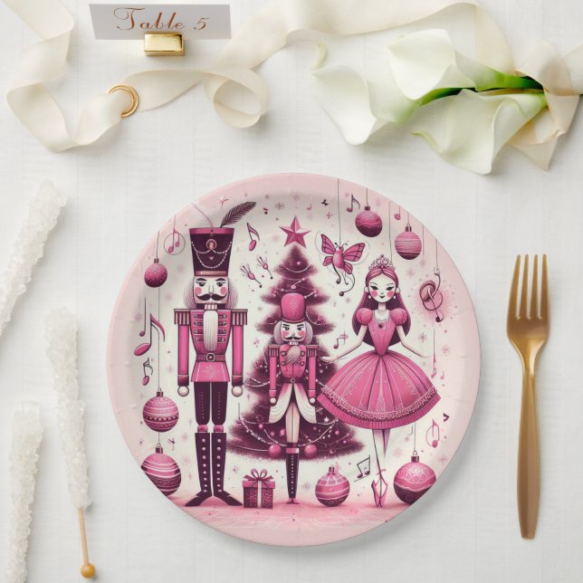 Papel Plato de Navidad Cascanueces (Boda)