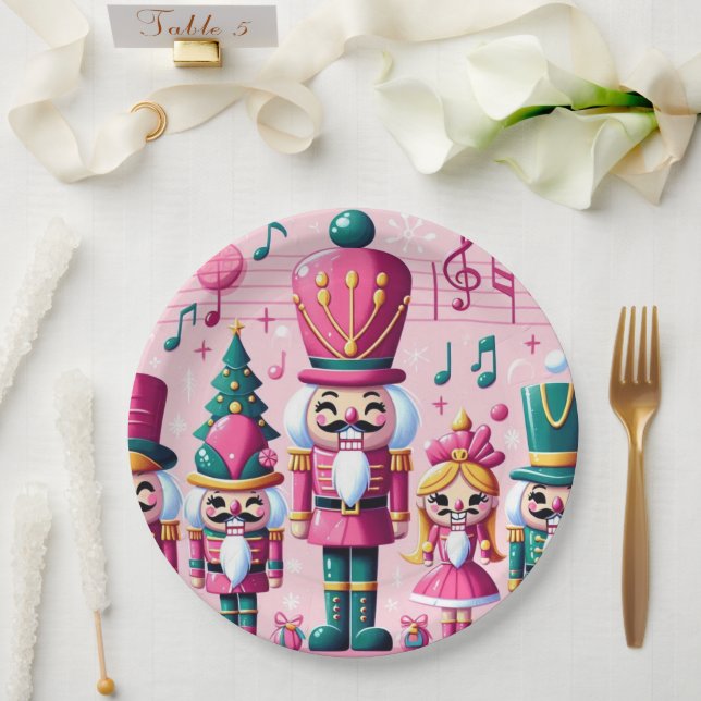 Papel Plato de Navidad Cascanueces (Boda)