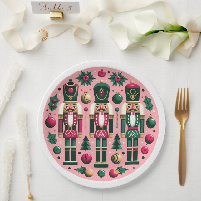 Papel Plato de Navidad Cascanueces (Boda)