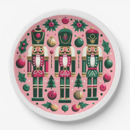 Papel Plato de Navidad Cascanueces