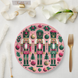 Papel Plato de Navidad Cascanueces