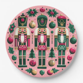 Papel Plato de Navidad Cascanueces