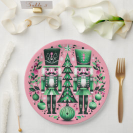 Papel Plato de Navidad Cascanueces