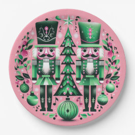 Papel Plato de Navidad Cascanueces