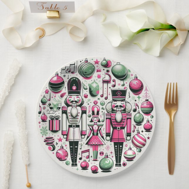 Papel Plato de Navidad Cascanueces (Boda)