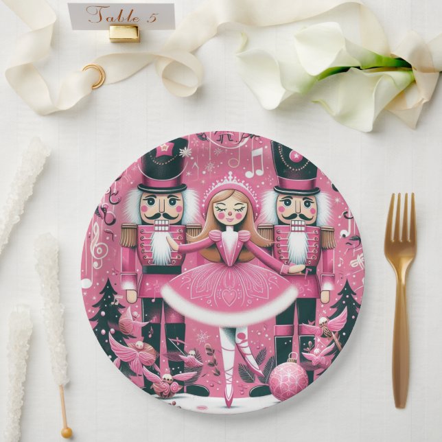 Papel Plato de Navidad Cascanueces (Boda)