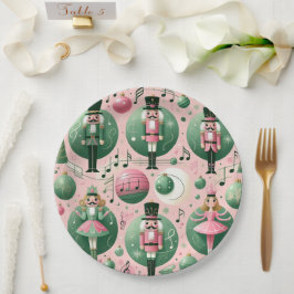 Papel Plato de Navidad Cascanueces
