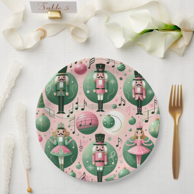 Papel Plato de Navidad Cascanueces (Boda)