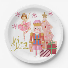 Papel Plato de Navidad Cascanueces