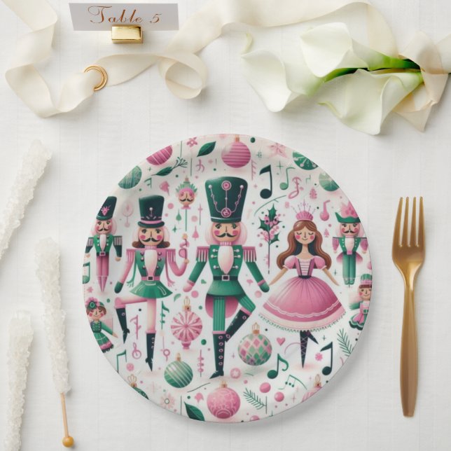 Papel Plato de Navidad Cascanueces (Boda)