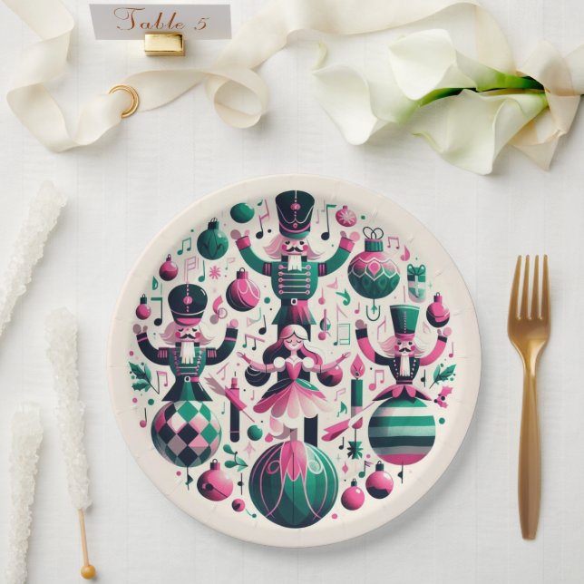 Papel Plato de Navidad Cascanueces (Boda)