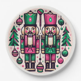 Papel Plato de Navidad Cascanueces