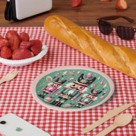 Papel Plato de Navidad para Cascanueces