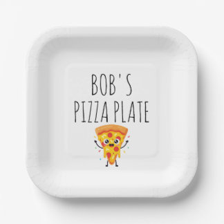 Papel Plato de pizza personalizado